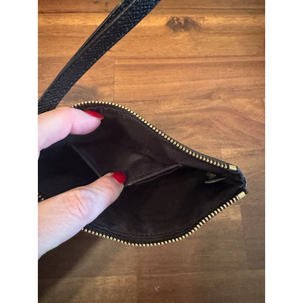 Coach wristlet black in good shape - Picture 4 of 4